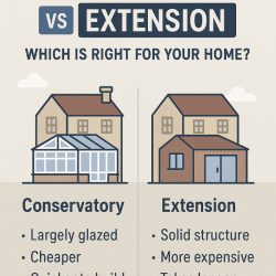 conservatory vs extension UK