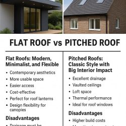 flat roof vs pitched roof