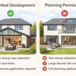 permitted development vs planning permission explained
